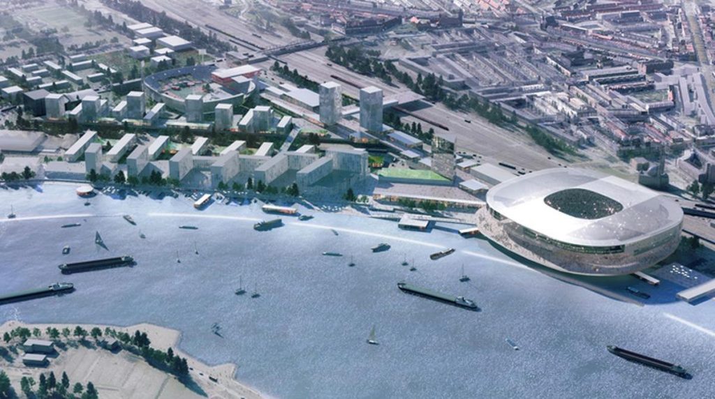 Feyenoord New Stadium Designed to Revitalise City of Rotterdam