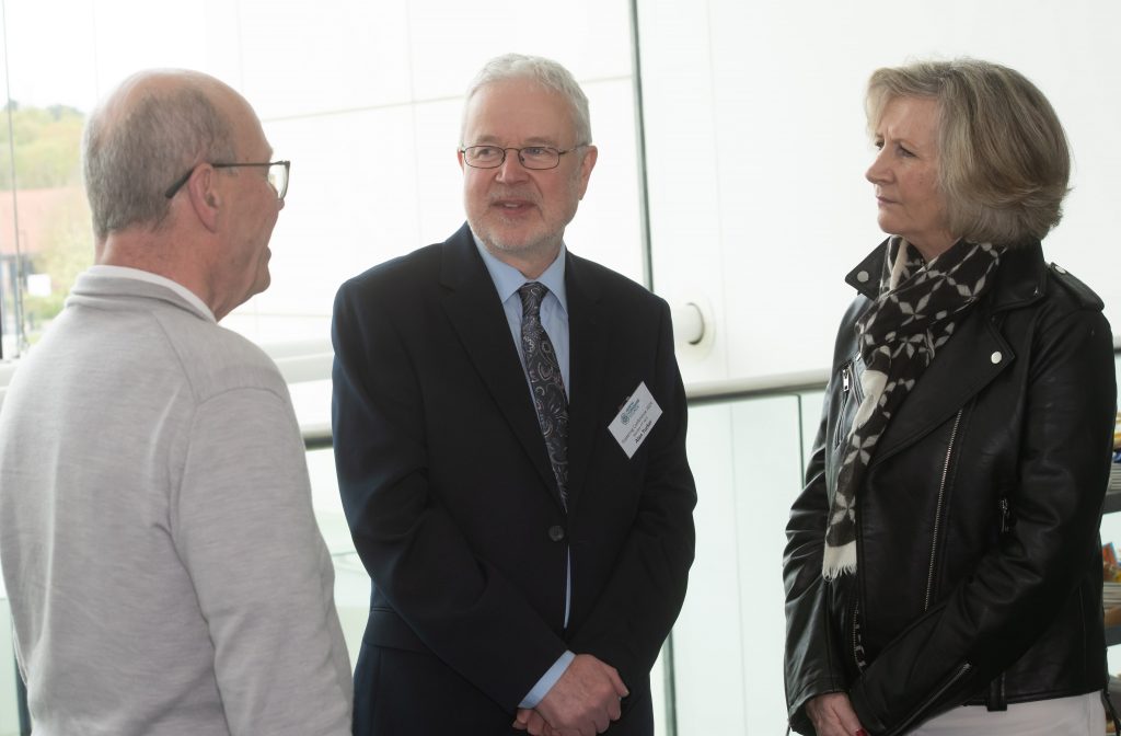 Keith and Lesley Miller with Alan Tucker