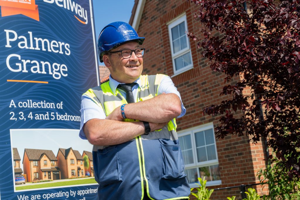 Pride in the job Bellway Yorkshire site manager, Dave Turner