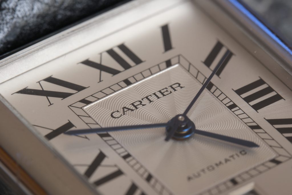 Liverpool,,England, ,November,3,,2023:,Cartier,Tank,Watch,Face